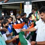 Distribution of National Flags Launched in Telangana