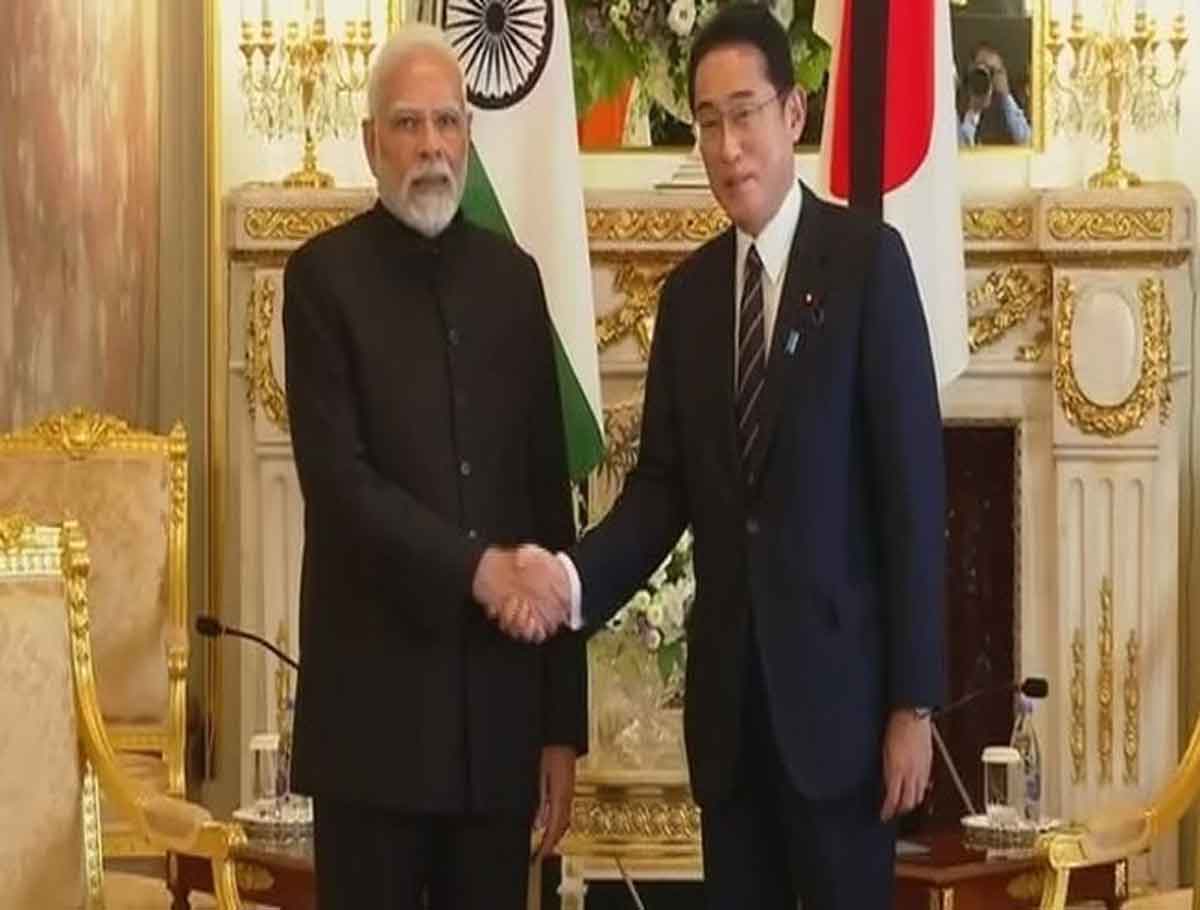 PM Modi Meets Japanese Counterpart Kishida