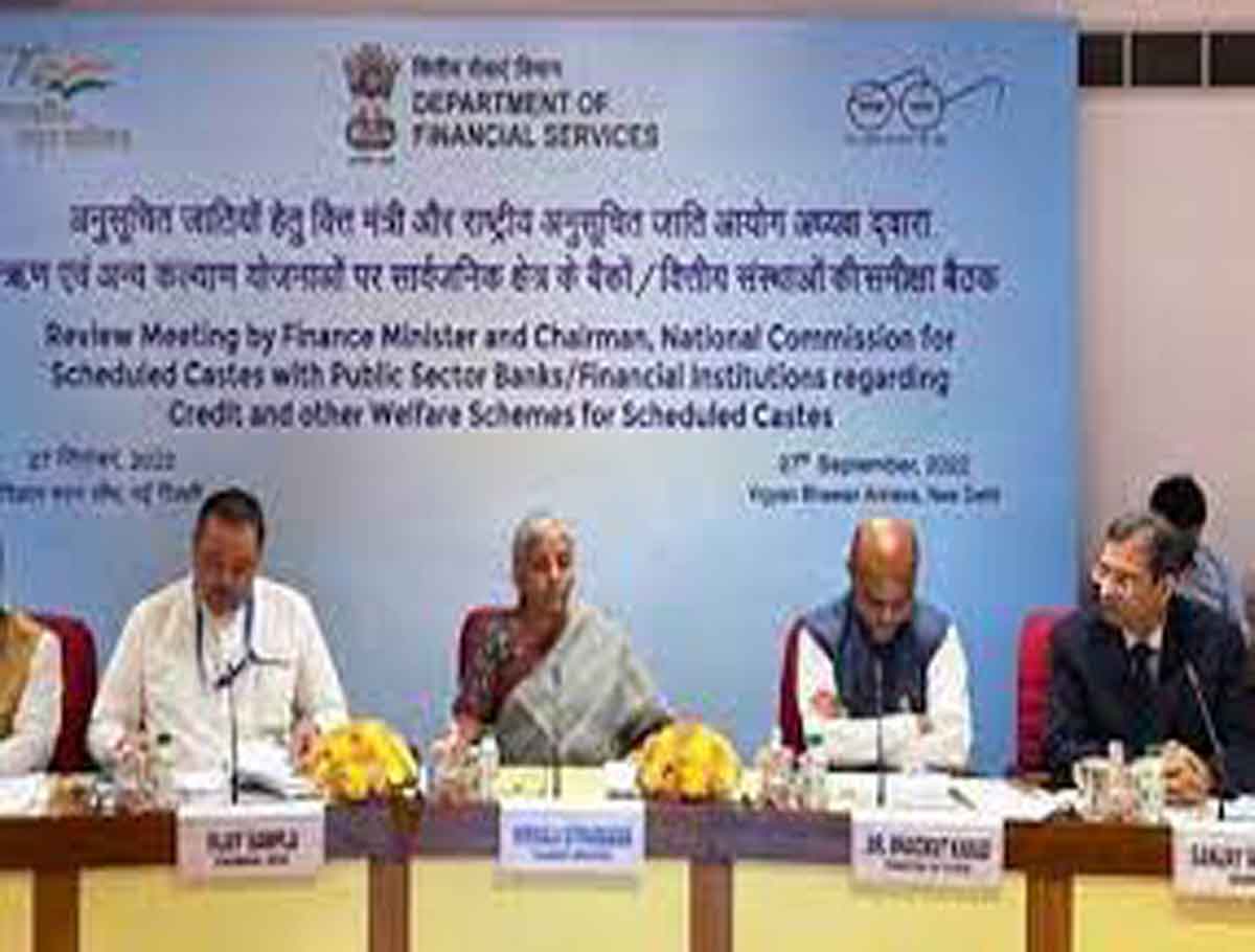 Union Finance Minister Chairs Performance Review Of Credit And Other Welfare Schemes