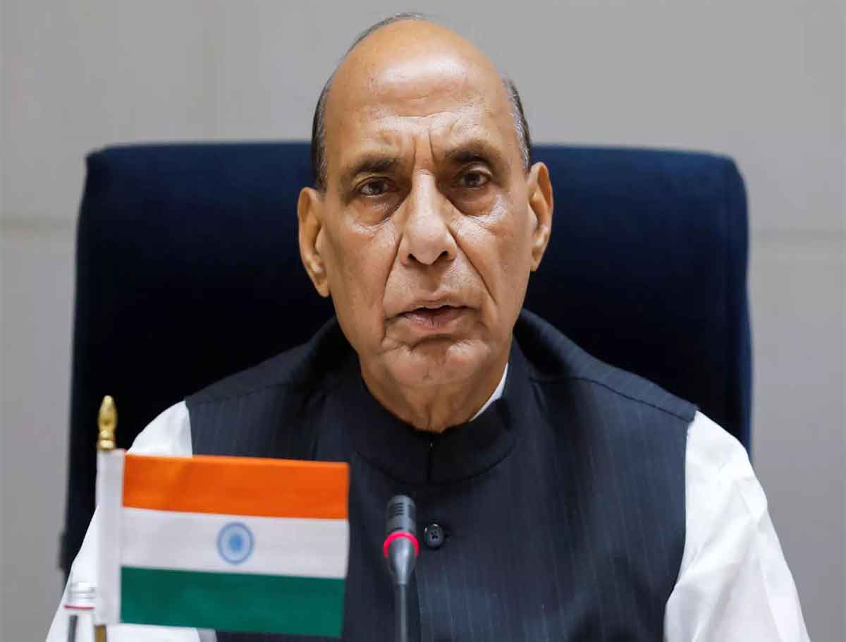 Badoli: Rajnath Singh Felicitates Families Of Soldiers Of Armed Forces At An Event