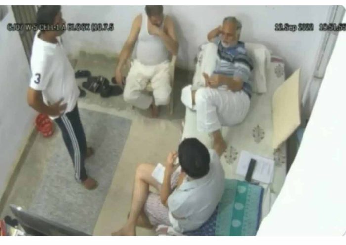 WATCH: Arrested Satyendar Jain Seen Meeting Jail Chief, Guests