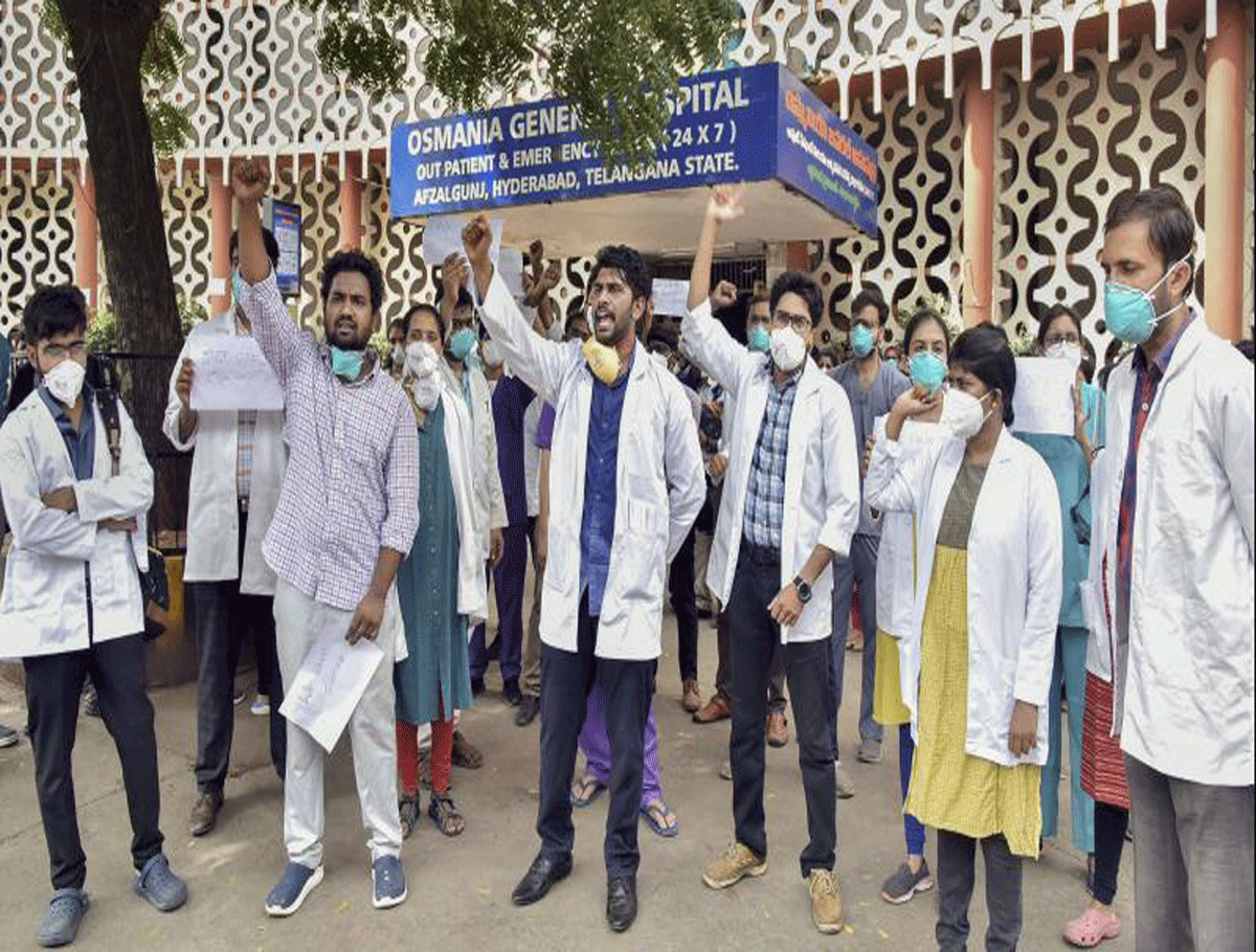Junior Doctors Threaten to Go on Strike in Telangana