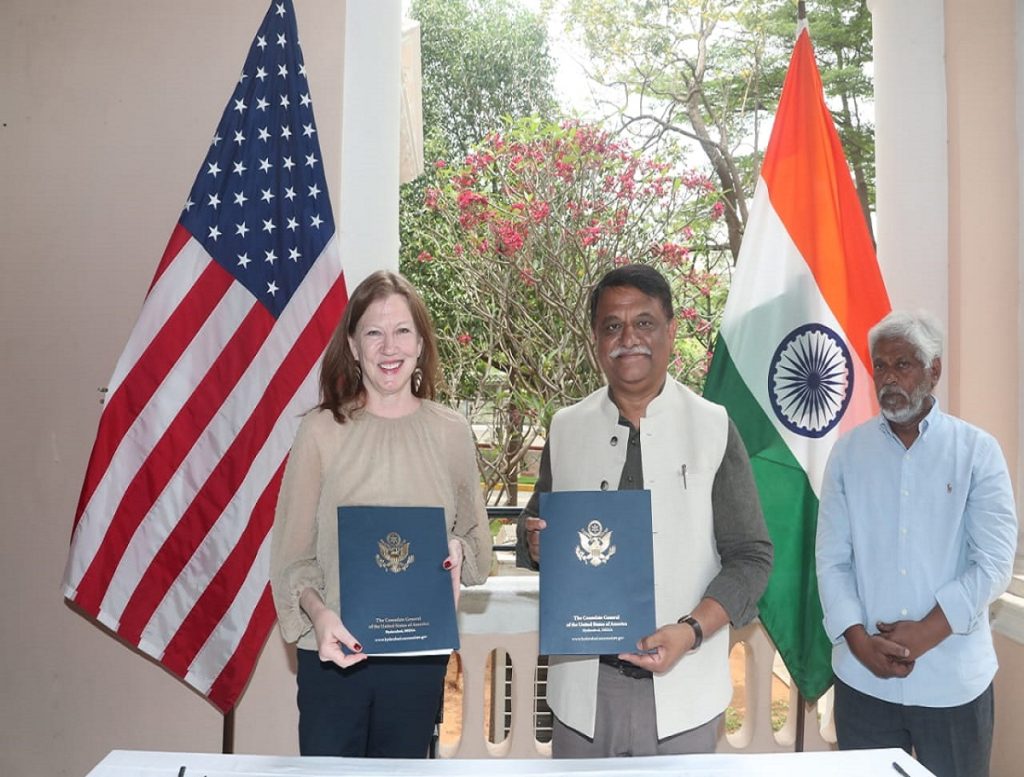 US Consul General of Hyderabad Handed Over Paigah Palace to TS Govt