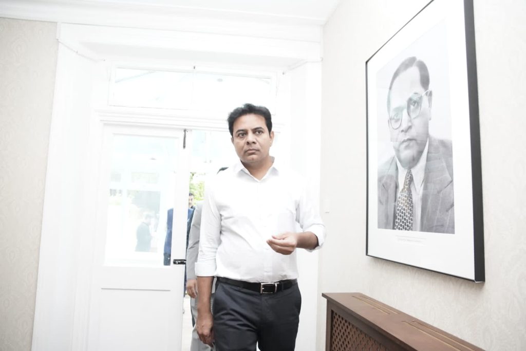 Minister KTR Pay Tributes to Ambedkar’s Legacy