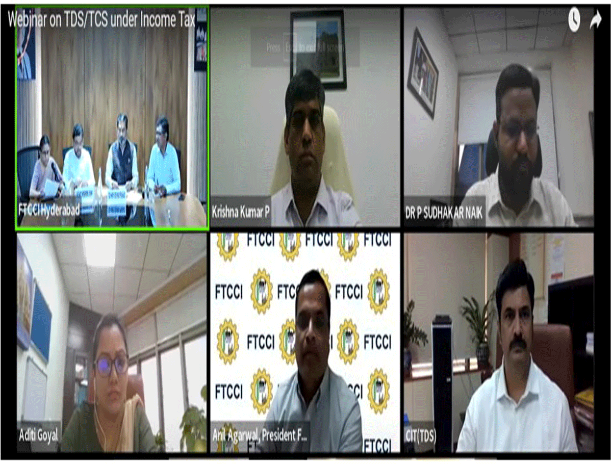 Telangana: FTCCI Organised Webinar on TDS/TCS Under Income Tax