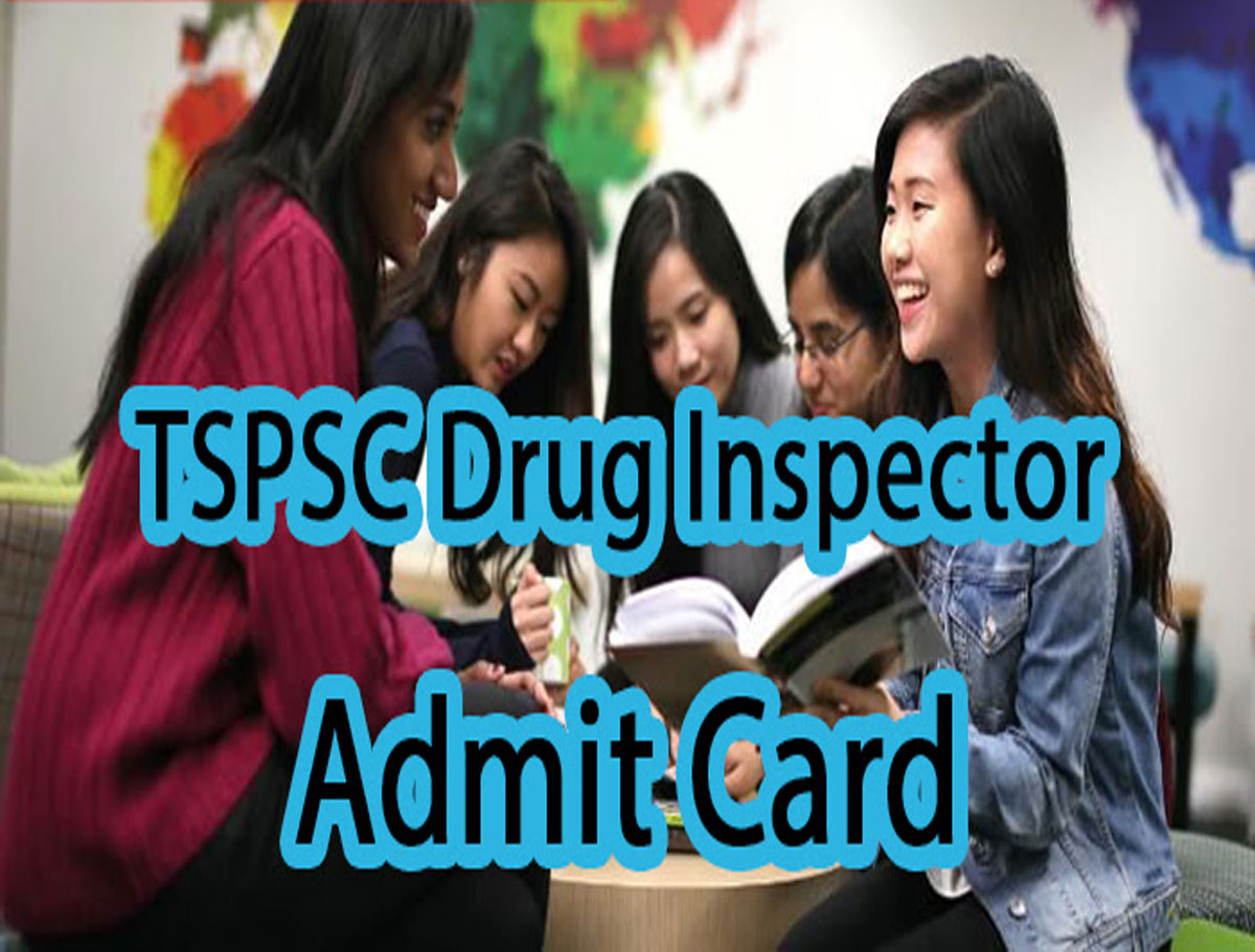 TSPSC Drug Inspector Admit Card 2023 Out