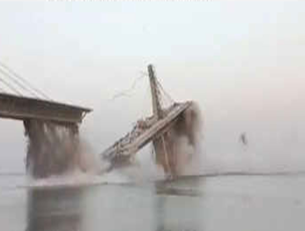 Cable Bridge Collapsed in Bihar, No Death Reported