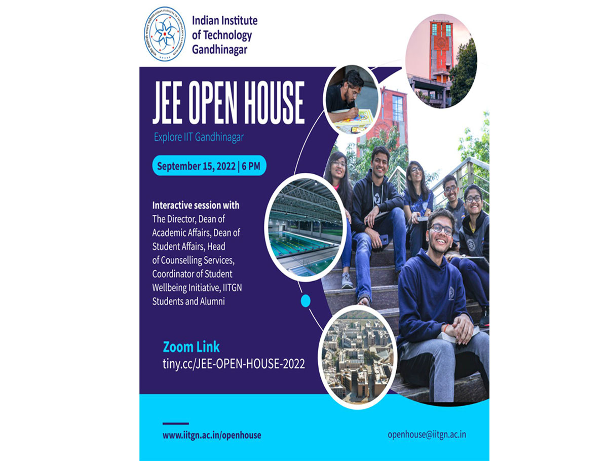 IIT Gandhinagar Organize Virtual JEE Open House 2023