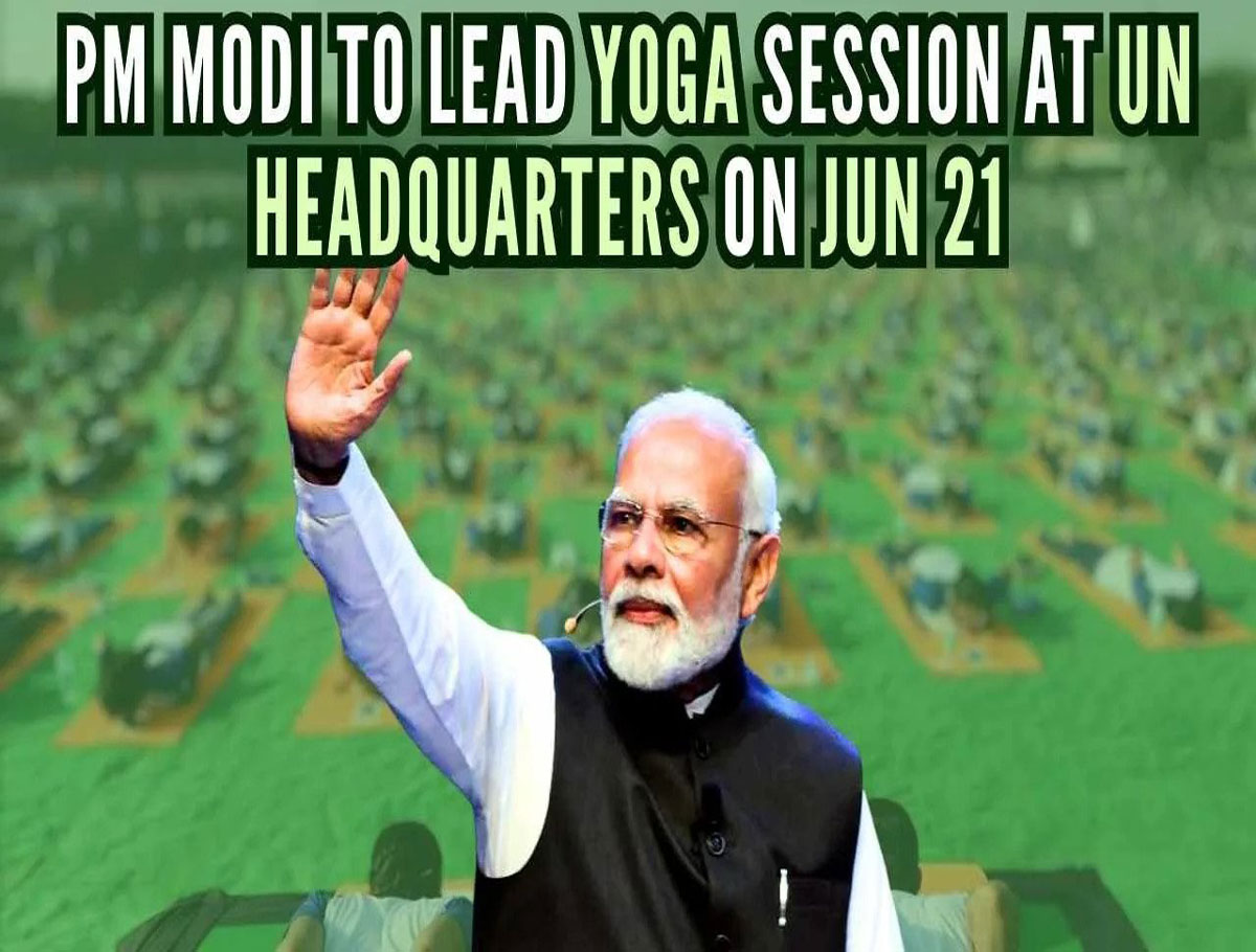 PM Modi To Lead Yoga Session At UN Headquarters On June 21