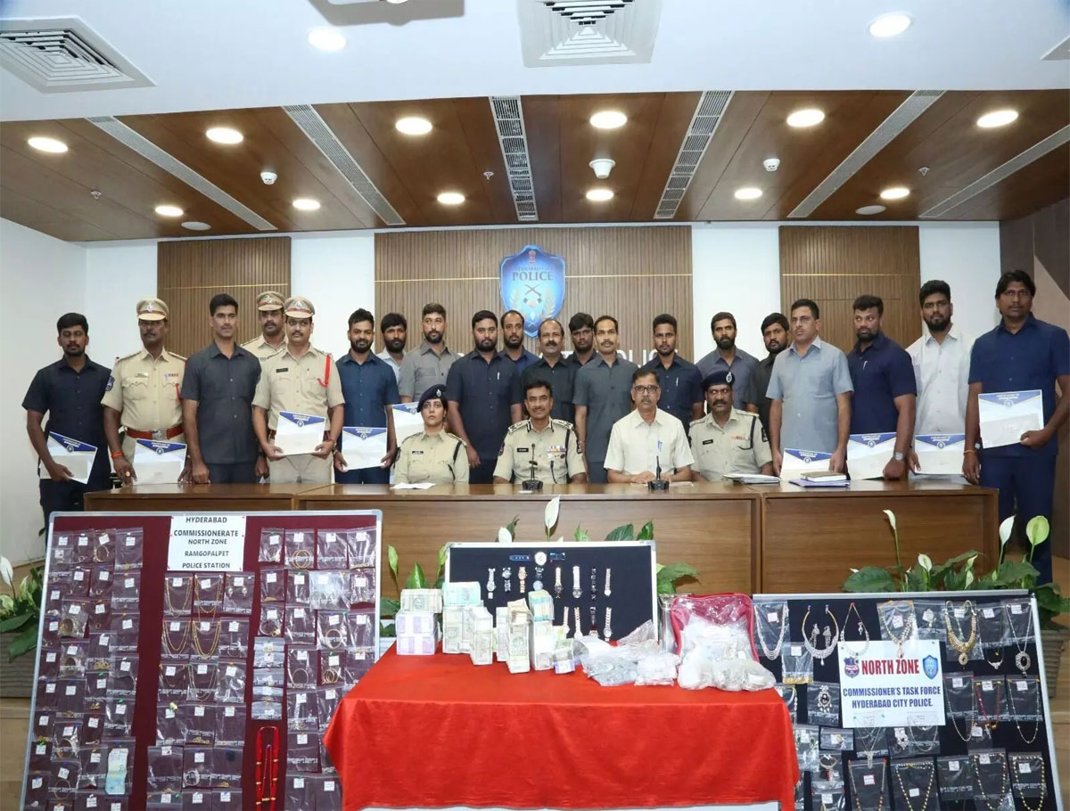 City Police Seized Stolen Items Worth Rs. 5 Crores