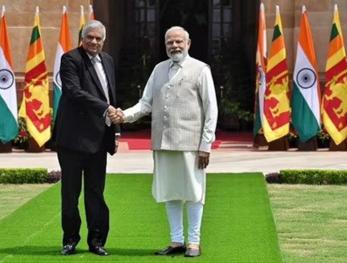 Sri Lankan President Wickremesinghe meets PM Modi