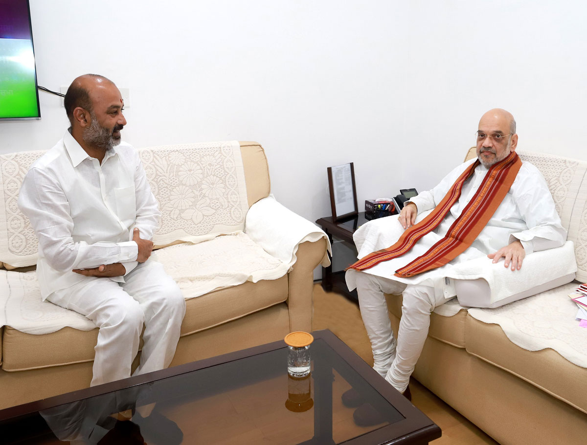 Bandi Sanjay Holds Crucial Meeting with Amit Shah