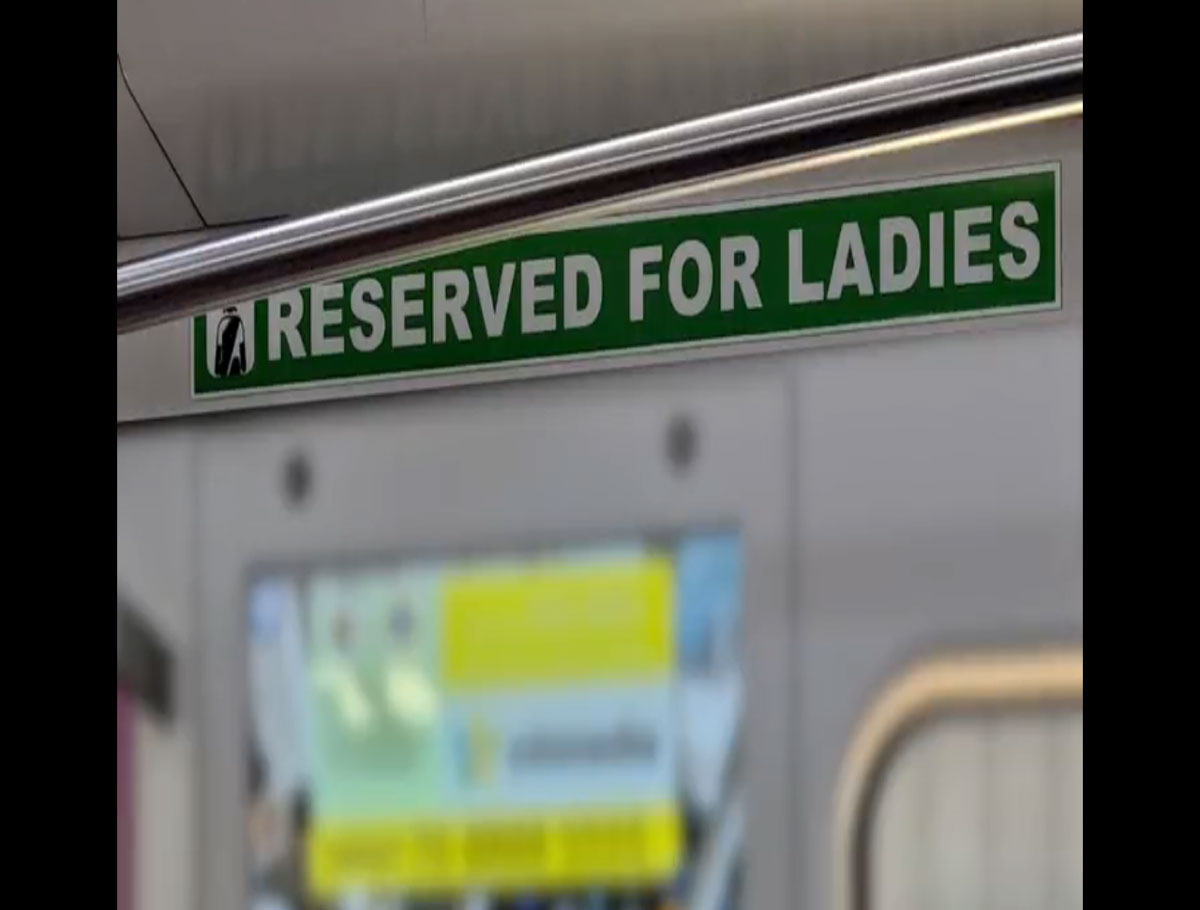 Seats For Women Are Now Reserved In Metro Rail