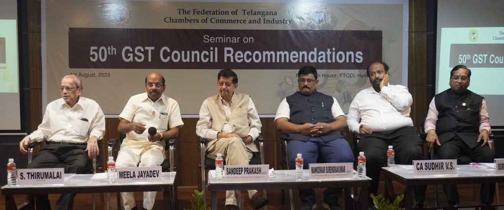 FTCCI organized a Seminar on the 50th GST Council Recommendations