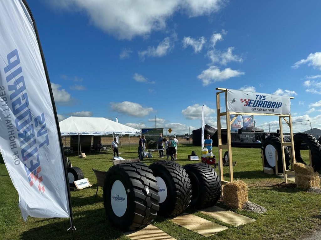 TVS Eurogrip Tyres showcases new range of agricultural radial tyres at Farm Progress Show 2023