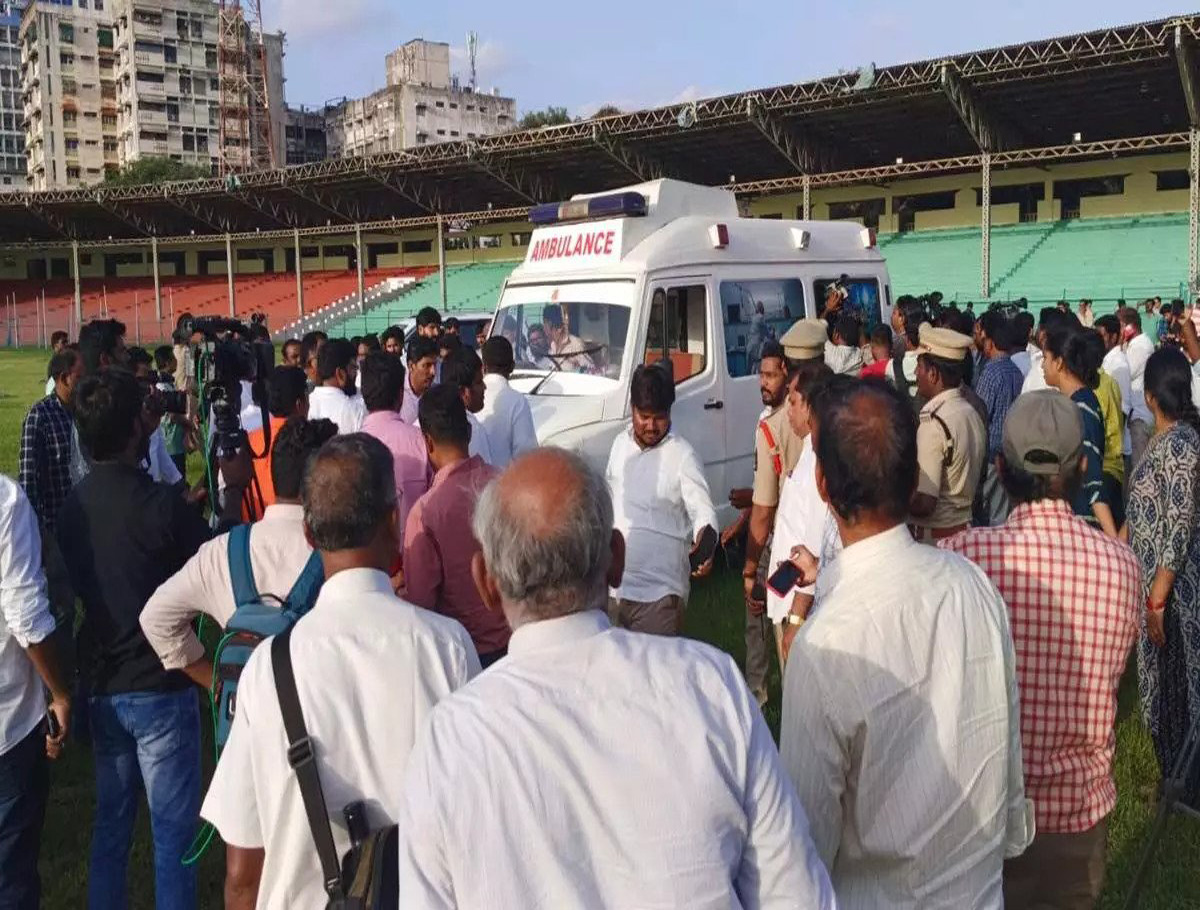 The Body Of Gaddar Moved To LB Stadium For Public Viewing 