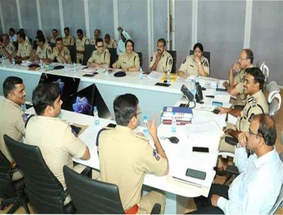 CV Anand Holds Meeting With Police Officials