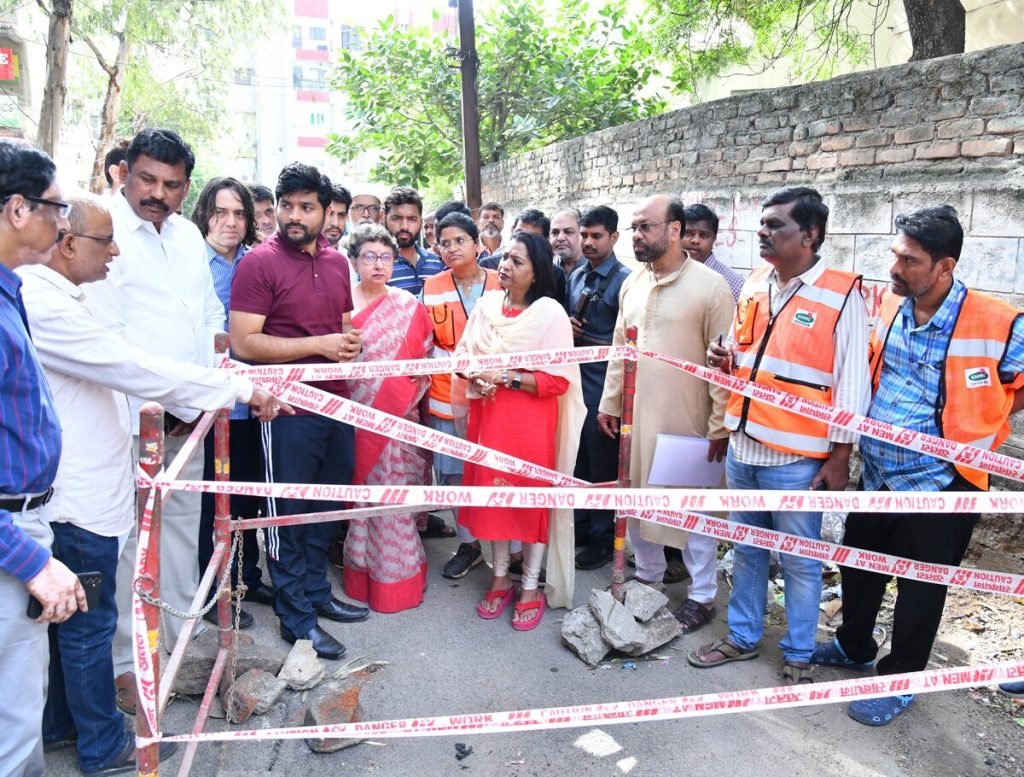 GHMC Mayor Inspected Various Development Works At Banjara Hills
