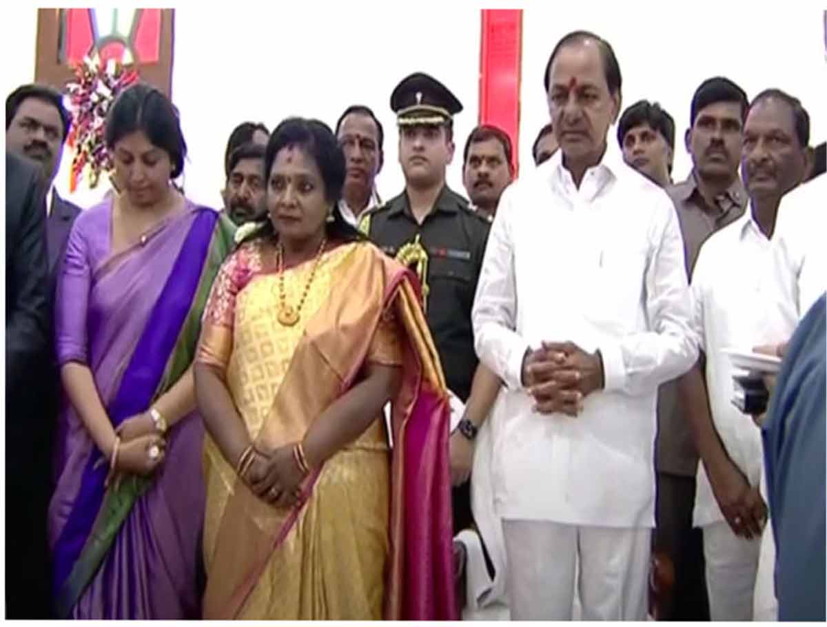Governor and CM KCR Launched Worship Places at The Secretariat