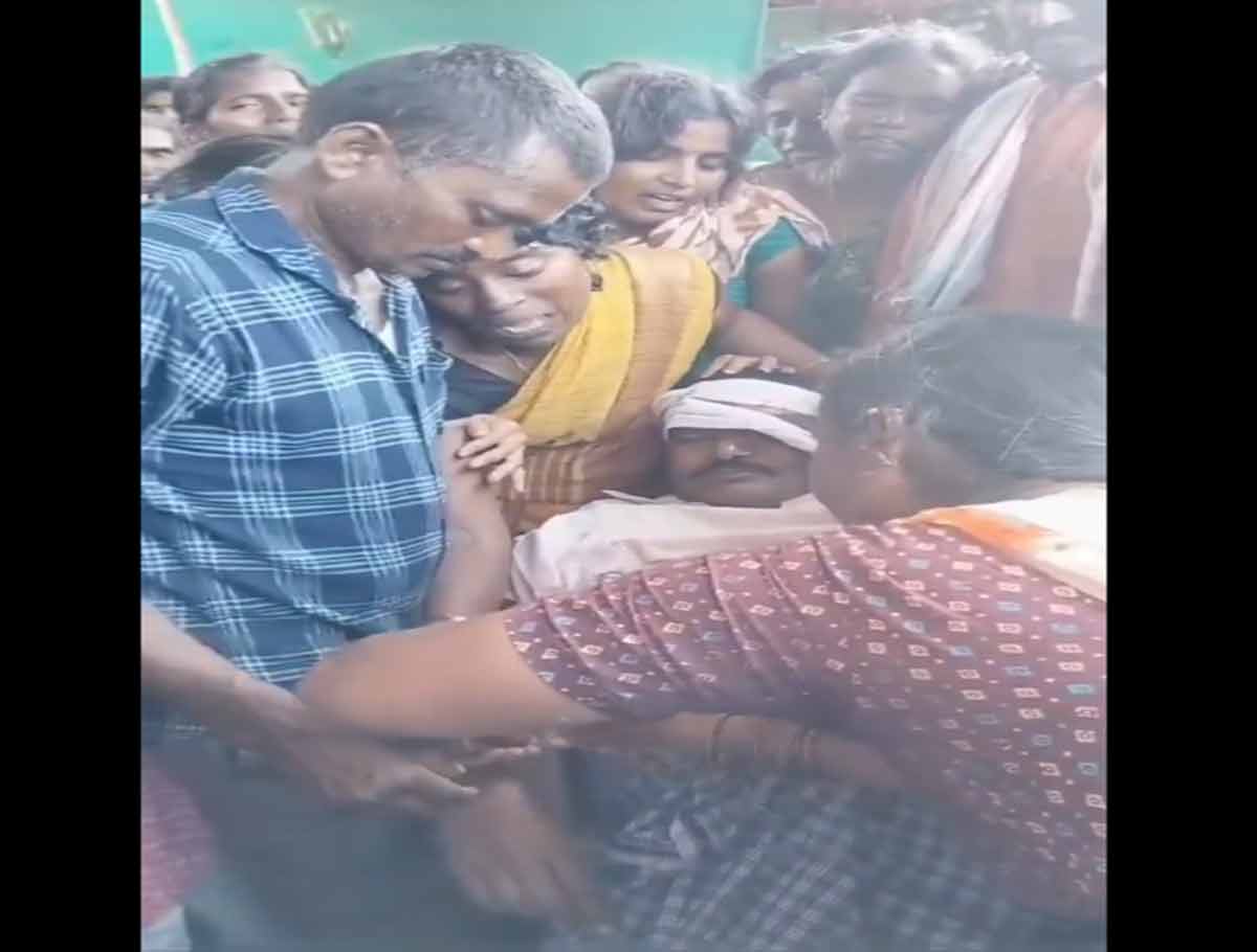 Sister Tied Rakhi To The Dead Body of Her Brother in Peddapalli