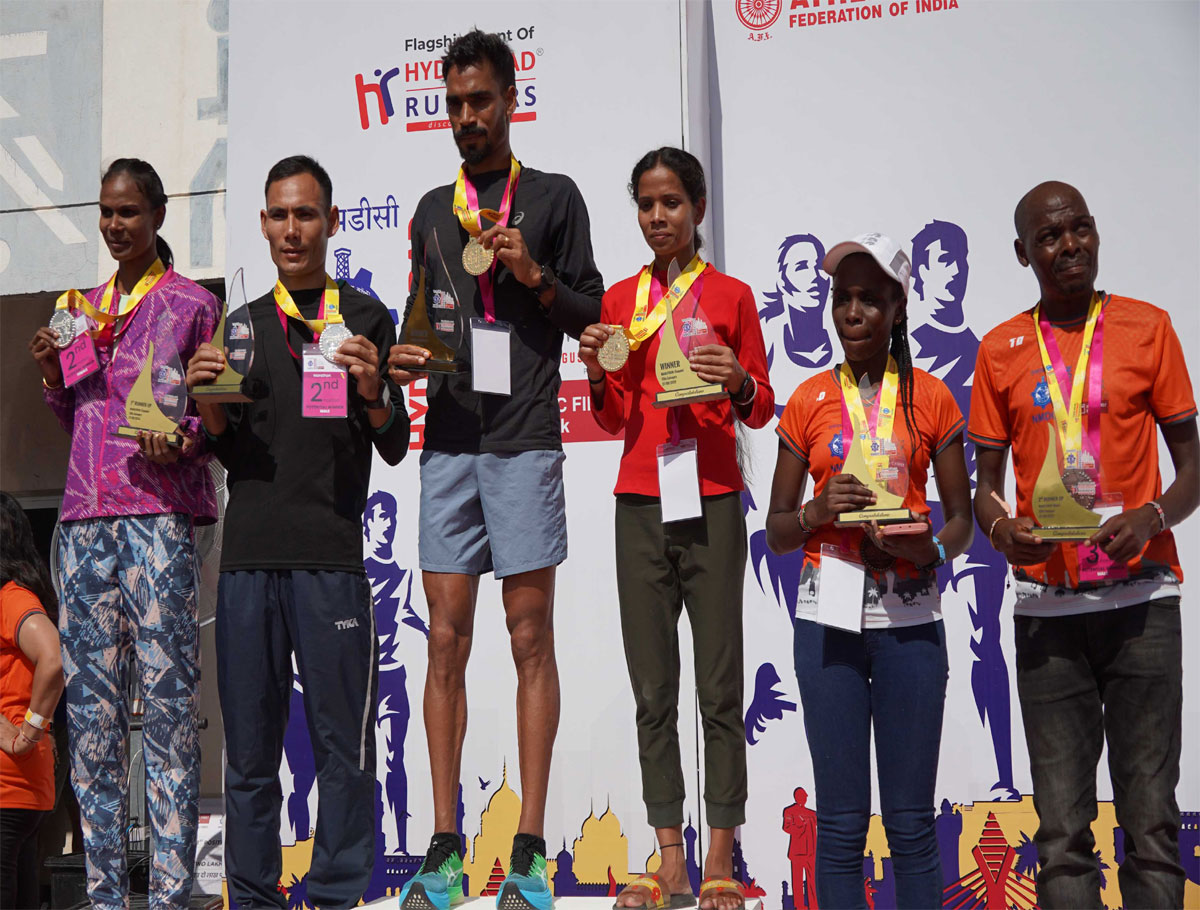 The 12th Edition of NMDC Hyderabad Marathon Powered by IDFC First Bank held