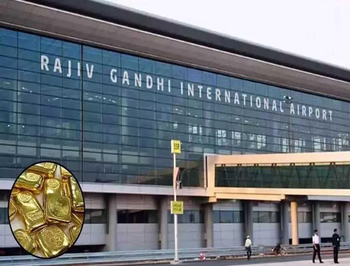 Gold Worth Rs. 2.9 Crore Seized At RGIA In Shamshabad 