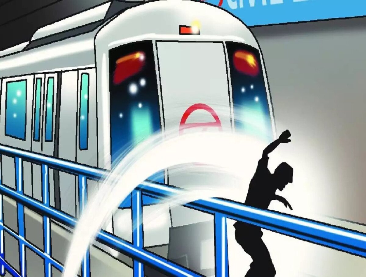 Man Commits Suicide By Jumping in Front of Metro in Delhi