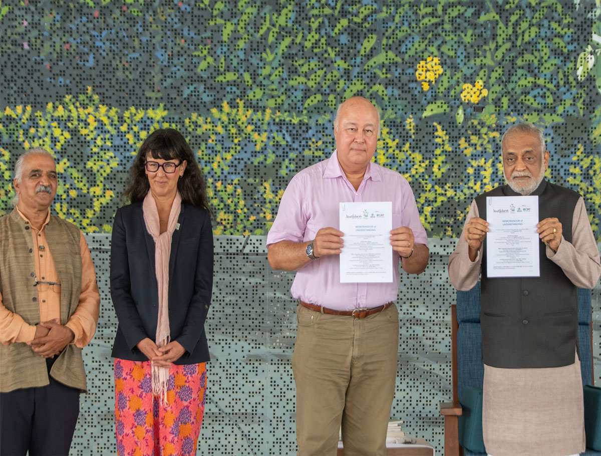 Heartfulness Institute signs MoU with the  ‘4 per 1000’ Initiative on Soil Health