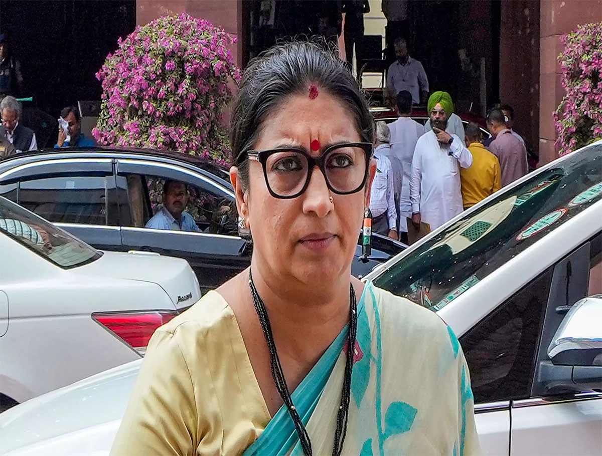 Congress Leader Booked For Remarks Against Smriti Irani 