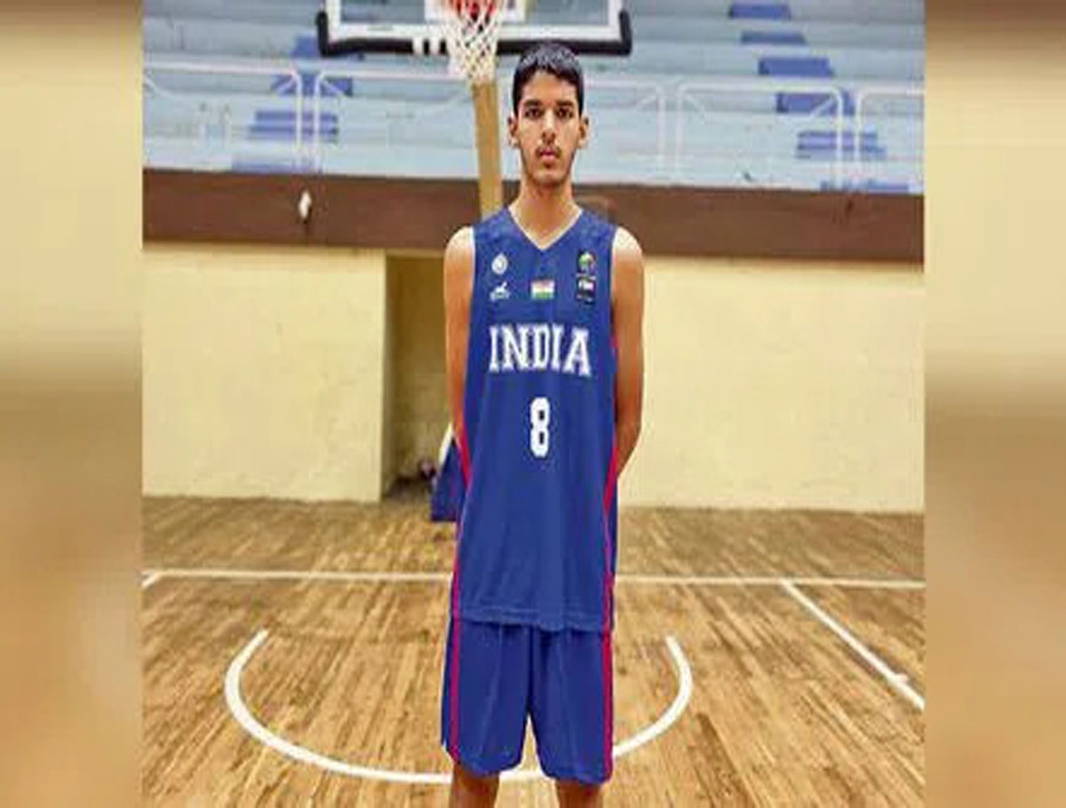 Telangana Basketball Player Aryan Is Selected In The National Under 16 Team