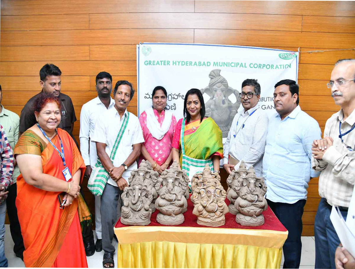 Everyone Should Worship Clay Ganesha Idols to Save Environment: GHMC Mayor