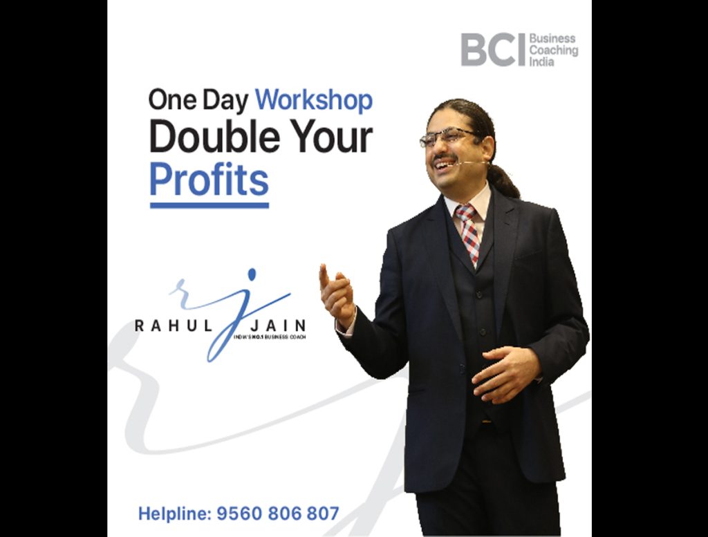 Rahul Jain to coach FLO members in a day Workshop on 'Double Your Profits"