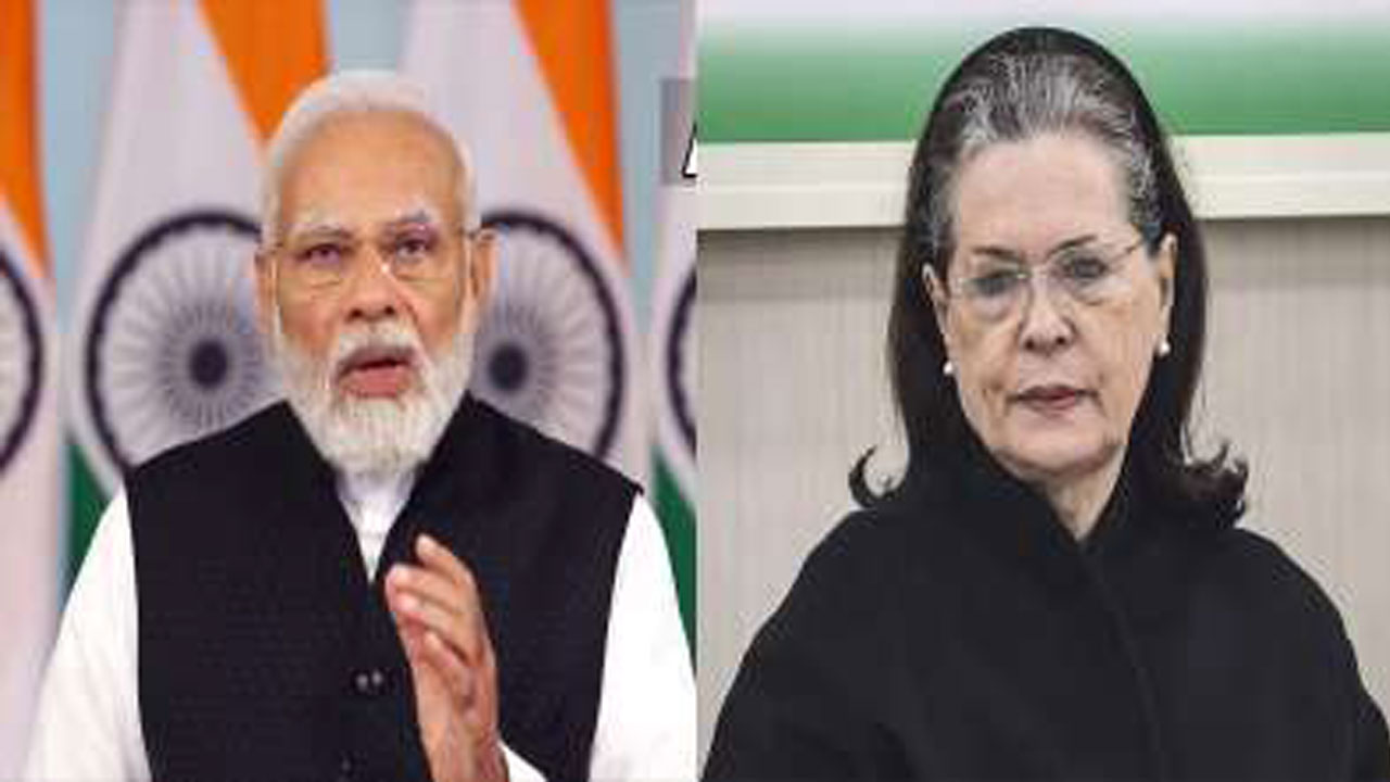 Sonia Writes To PM Modi Seeking Clarification On The Agenda Of The Special Parliament Session