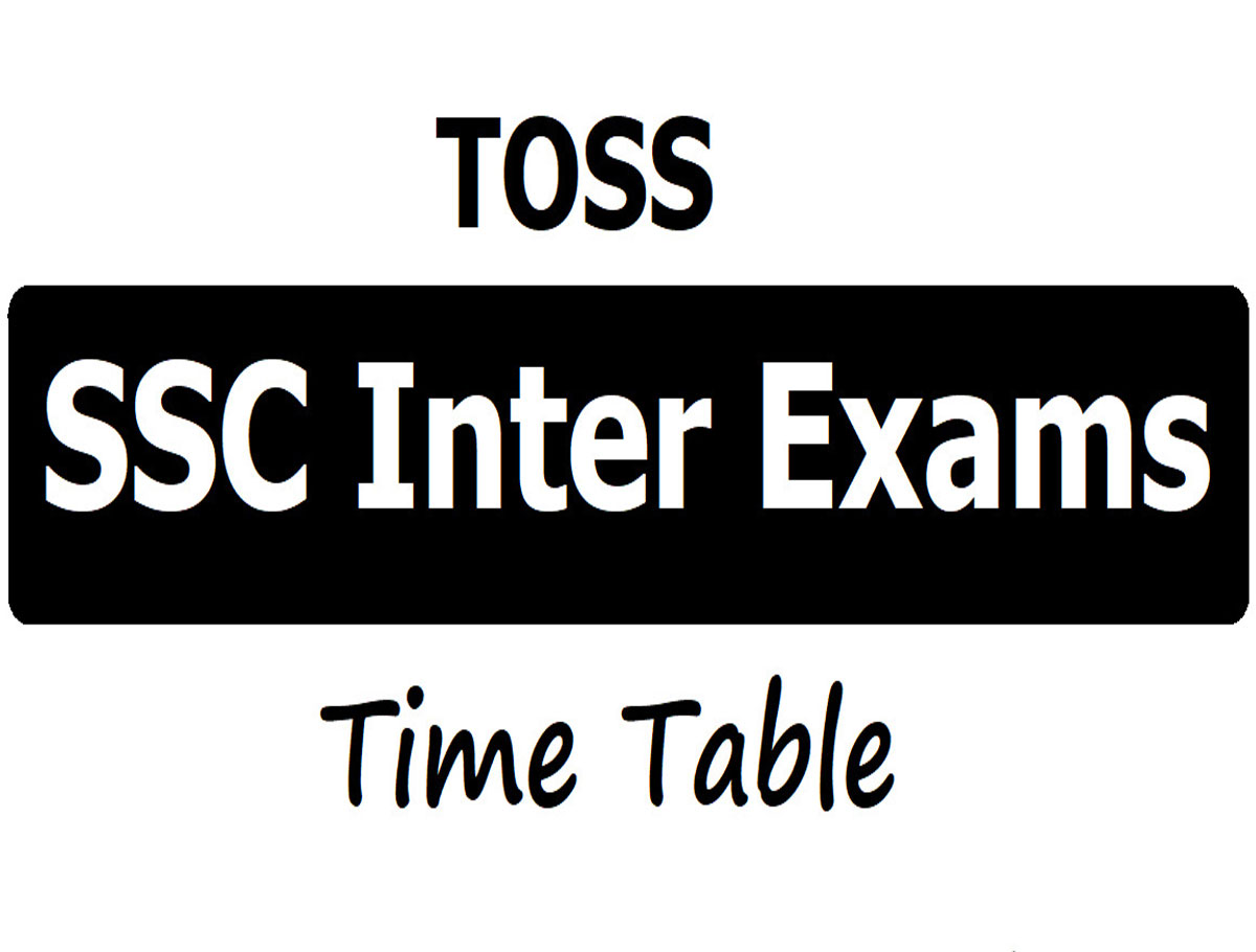 SSC & Intermediate (TOSS) Exam Schedule Released