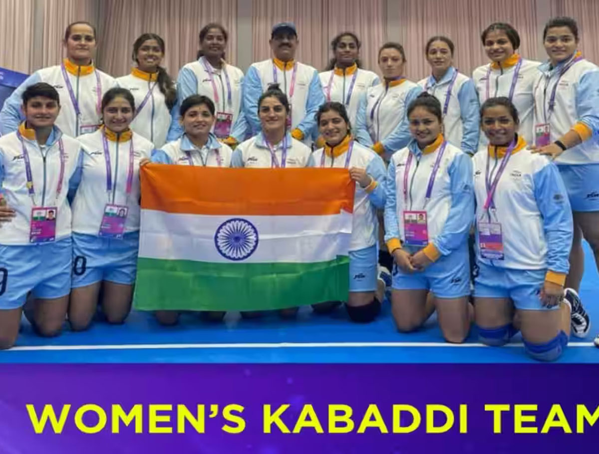 historic Gold by Kabaddi Women's team at the Asian Games
