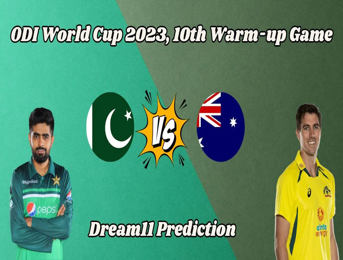 Pakistan vs. Australia World Cup 2023 warm-up