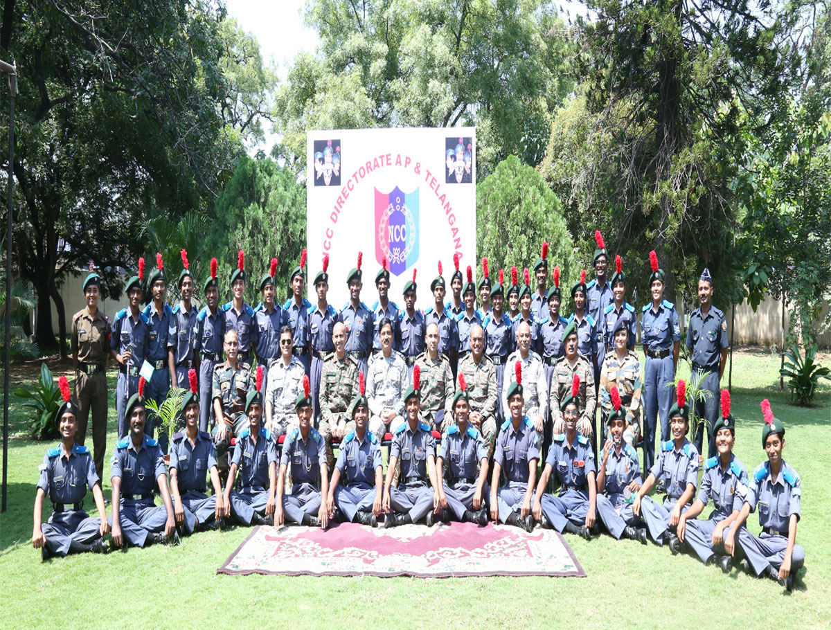 NCC Cadets Were Felicitated By DDG For Exemplary Performances In All India Vayu Sainik Camp