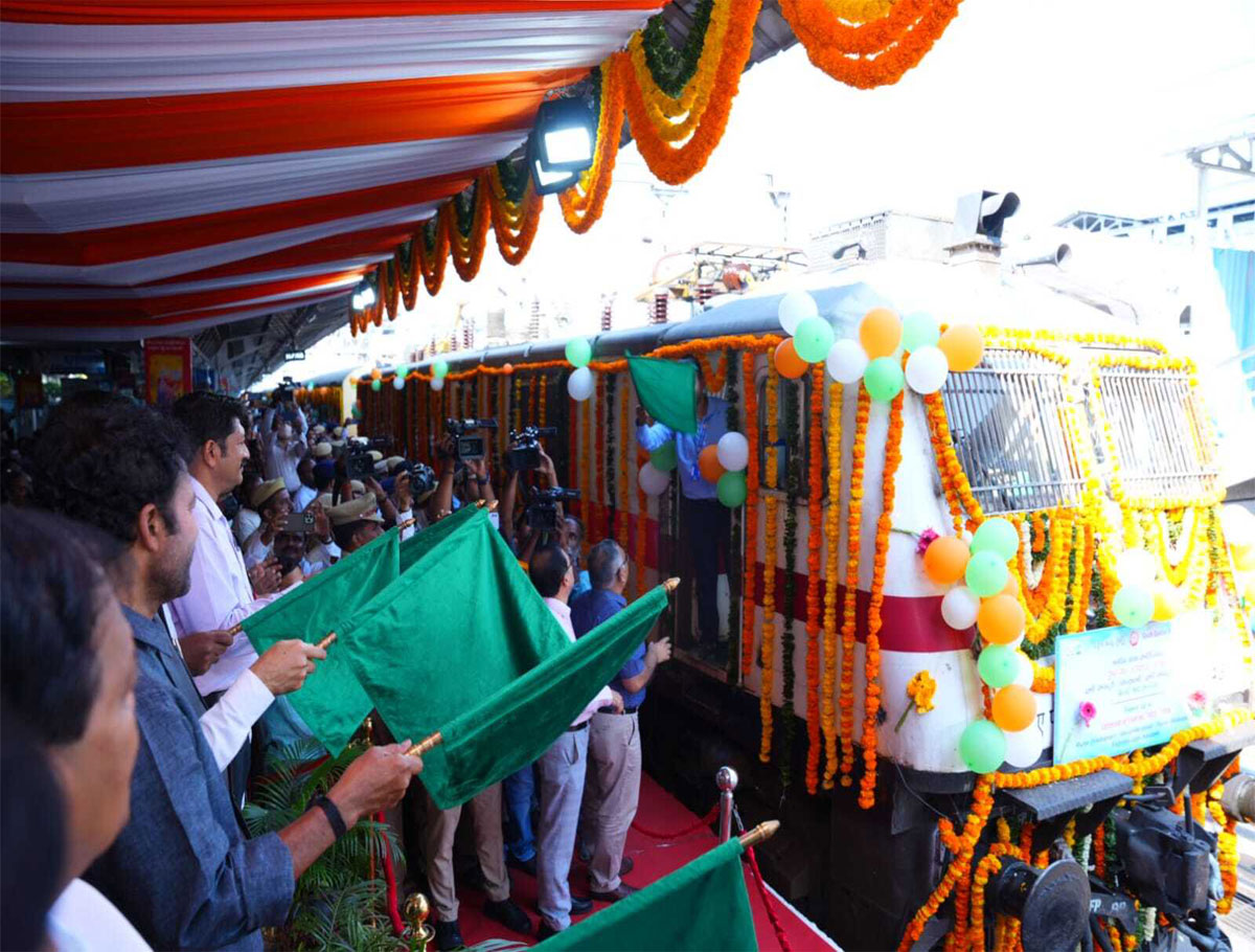 Kishan Reddy Has Flagged Off The Extension Of 4 Train Services