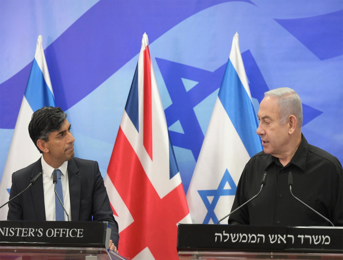PM Netanyahu Holds Private Meeting With Rishi Sunak