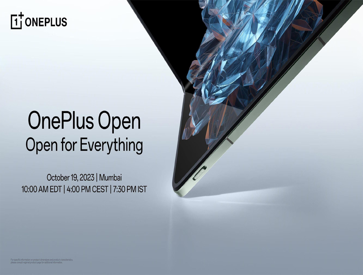 OnePlus Open Is Going To Launch in India on October 19