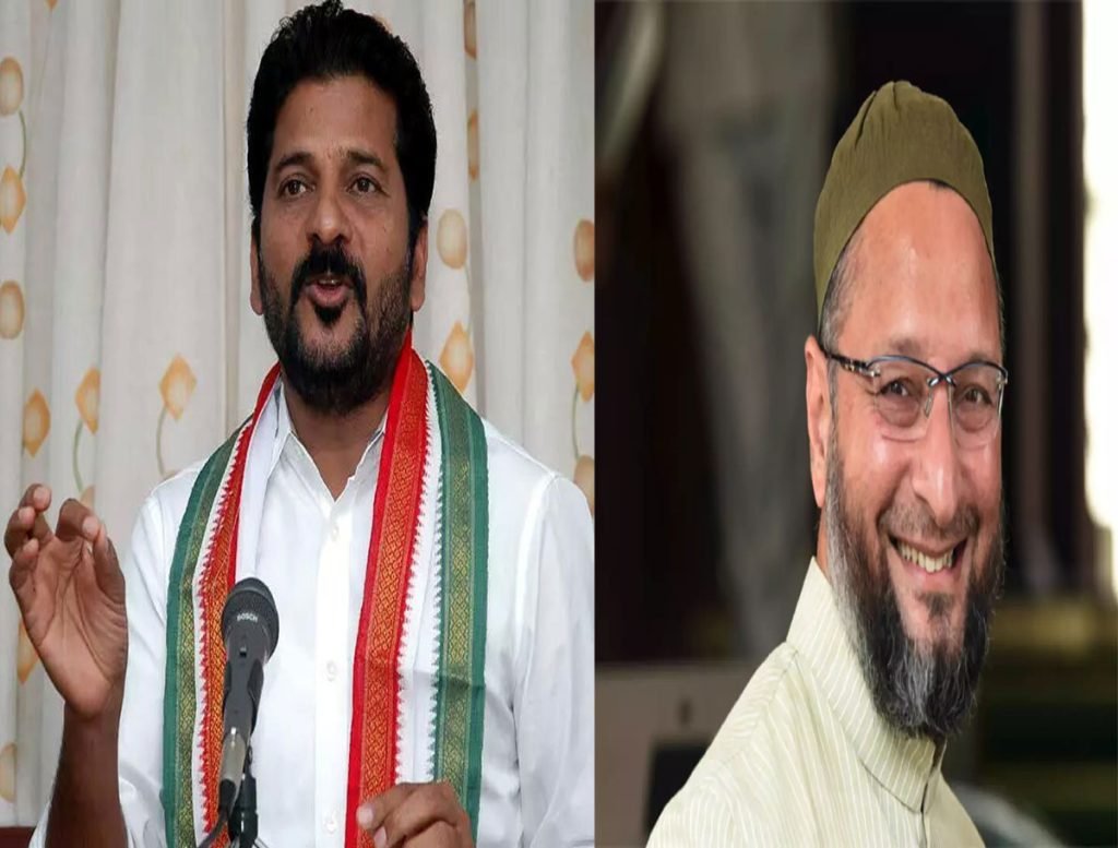 Asad Owaisi Kya Kahenge BRS Aur BJP Ke Fevicol Bond Par: Revanth Reddy ...