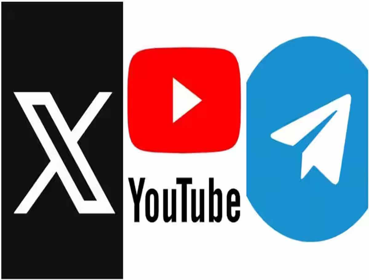 Centre Issues Notices to X, YouTube, Telegram