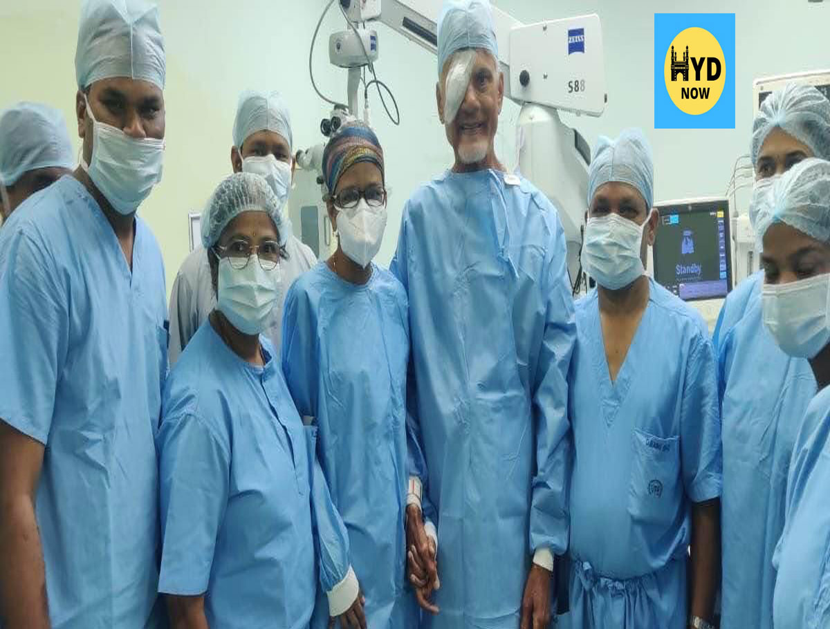 Chandrababu Naidu's Eye Surgery Completed