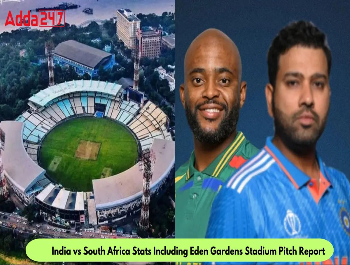 India vs South Africa Match At The Eden Gardens Stadium