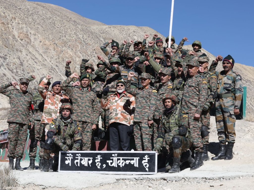 PM Modi Celebrates Diwali With Soldiers At India-China Border 