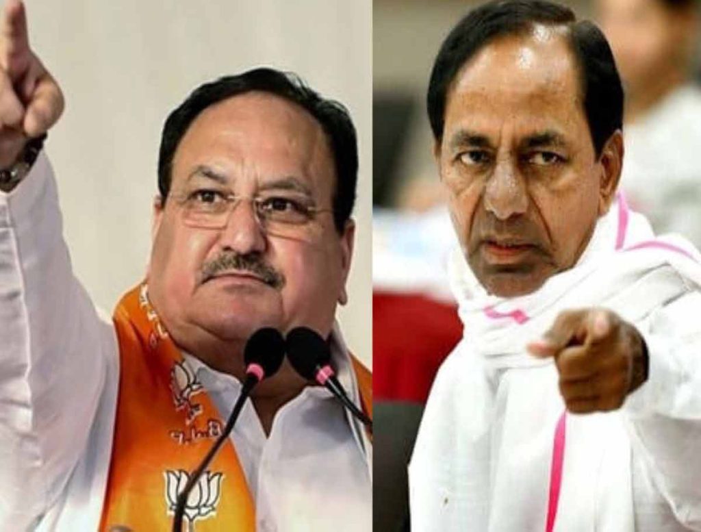 JP Nadda: KCR Sarkar Has Taking 30 Percent Of Commission