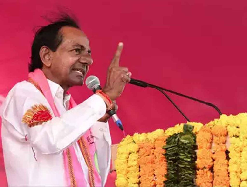 KCR Slams BJP For Spreading Hatred Against Muslims Rather Than Development 