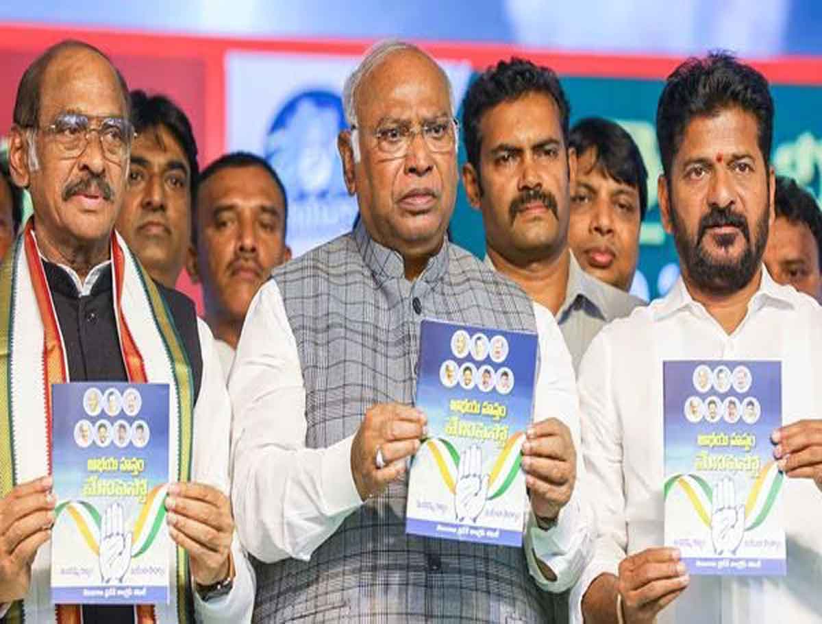 Congress 6 Guarantee Schemes Will Be Implemented From The 1st Day: Mallikarjun Kharge