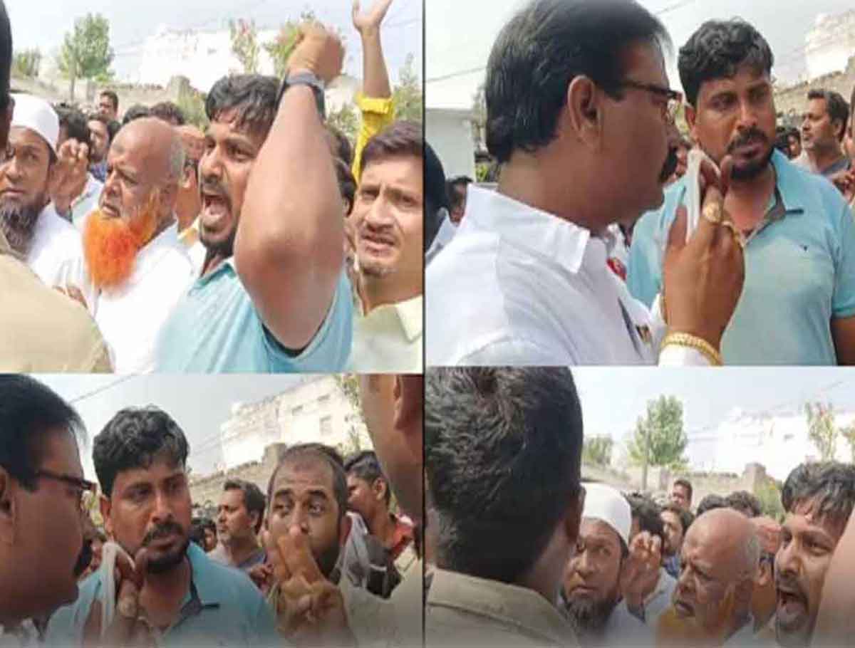 Tension Due To Clash Between BRS And Congress Workers In Nalgonda