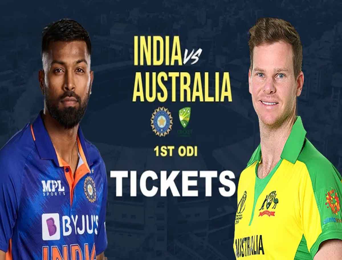 Online Ticket Sale For The IND vs AUS Match to Begin from Nov 15